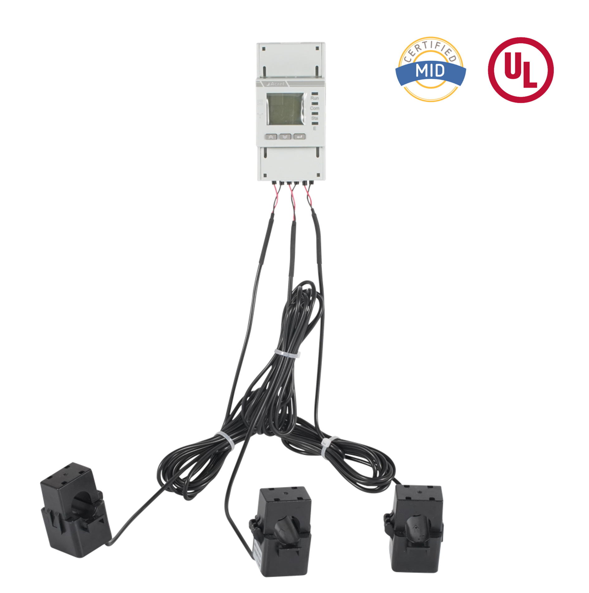 UL Sertifikalı Bölünmüş Çekirdek CT'li AC Üç Fazlı Enerji Ölçer